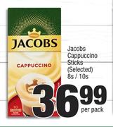 Jacobs Cappuccino Sticks-8's/10's Per Pack