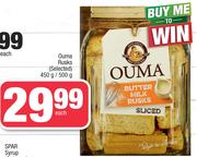 Ouma Rusks (Selected)-450g/500g Each