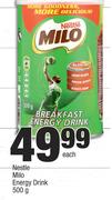 Nestle Milo Energy Drink-500g Each