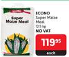 Econo Super Maize Meal-12.5kg Each