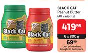 Black Cat Peanut Butter (All Variants)-6 x 800g
