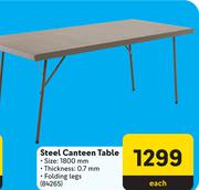 Steel Canteen Table-Each
