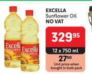 Excella Sunflower Oil-12 x 750ml 