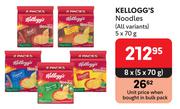 Kellogg's Noodles (All Variants)-8 x 5x70g