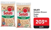 Selati Golden Brown Sugar-10kg Each