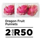 Dragon Fruit Punnets-For 2