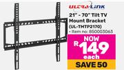 Ultra_link 21"-70" Tilt TV Mount Bracket UL-TMTP 2170-Each