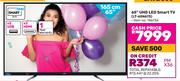 JVC 65"(165cm) UHD LED Smart TV LT-65N675