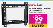 Ultra-Link 12"-50" Fixed TV Mount UL-TMNP1250-Each