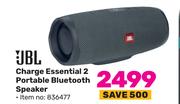 JBL Charge Essential 2 Portable Bluetooth Speaker
