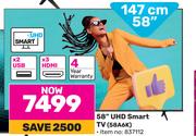 Hisense 58" (147cm) UHD Smart TV 58A6K