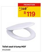 MDF Toilet Seat Triump