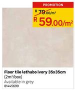 Lethabo Ivory Floor Tile 35 x 35cm-Per Sqm