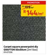 Grafton Carpet Square Powerpoint Diy 50 x 50cm-Per Sqm
