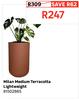 Milan Medium Terracotta Light Weight 81502865
