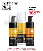 Ino Pharm Pure Elements Self Tanning Products