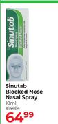Sinutab Blocked Nose Nasal Spray-10ml