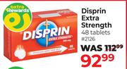 Disprin Extra Strength 48 Tablets