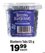 Blueberries Tubs-125g Each