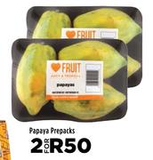 Papaya Prepacks-For 2
