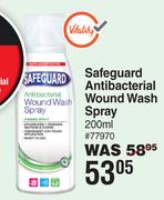 Safeguard Antibacterial Wound Wash Spray-200ml