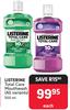Listerine Total Care Mouthwash (All Variants)-500ml Each