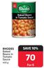 Rhodes Baked Beans In Tomato Sauce-For 6 x 400g