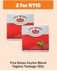 Five Roses Ceylon Blend Tagless Teabags-For 2 x 102s