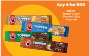 Bakers Topper Cream Biscuits Assorted-For Any 4 x 125g