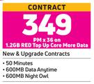 Samsung Galaxy A14 4G Smartphone-On 1.2GB Red Top Up Core More Data