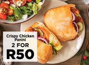 Crispy Chicken Panini-For 2