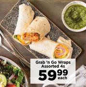 Grab n Go Wraps Assorted-4s Each