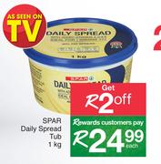 Spar Daily Spread Tub-1Kg Each