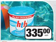 HTH Granular+ Mineralsoft Pool Chlorine-8Kg Each