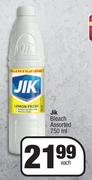 Jik Bleach Assorted-750ml Each
