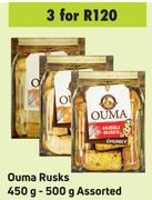 Ouma Rusks Assorted-For 3 x 450g-500g