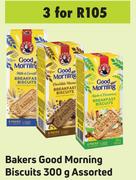 Bakers Good Morning Biscuits Assorted-For 3 x 300g