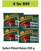 Safari Pitted Dates-For 4 x 250g