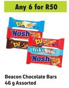 Beacon Chocolate Bars Assorted-For 6 x 46g