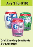Orbit Chewing Gum Bottle Assorted-For 3 x 64g