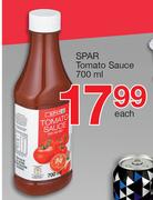 Spar Tomato Sauce-700ml Each