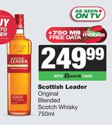Scottish Leader Original Blended Scotch Whisky-750ml