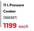 Tedelex 11L Pressure Cooker-Each
