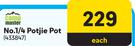 Camp Master No.1/4 Potjie Pot-Each