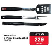 Lerrace Leisure 3 Piece Brai Tool Set-Per Set