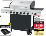 Megamaster Origin 6 Burner Gas Braai 720-0983CD-Each