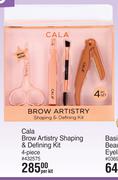 Cala Brow Artistry Shaping & Defining Kit 4 Piece-Per Kit