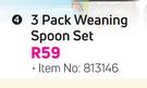 Little One 3 Pack Weaning Spoon Set