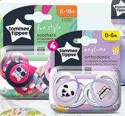 Tommee Tippee Ctn Fun Soother Or Any Time Soother For 0-6 Or 6-18 Months