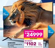 Samsung 85"(215cm) Crystal UHD 4K TV CU7000